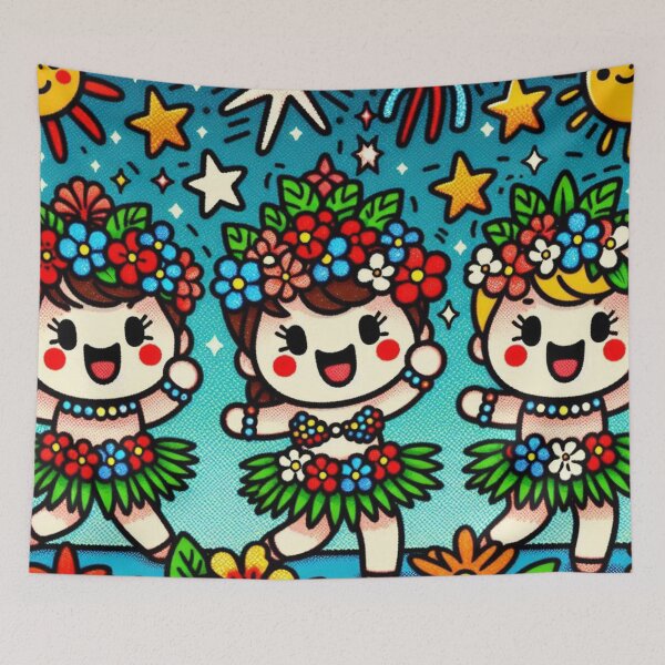 Item preview, Enchanting Hula Kids - 085 designed and sold by sagaofsilence.