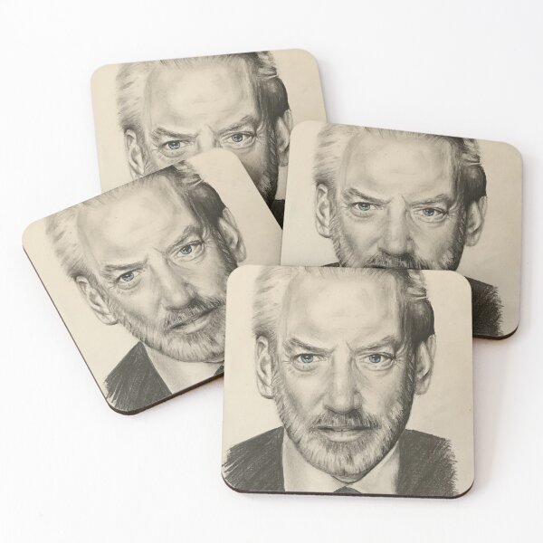 Item preview, Portrait of Donald Sutherland  designed and sold by Rockberry.