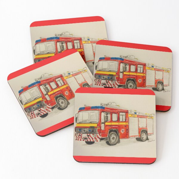 Item preview, Surrey Fire truck  designed and sold by Truck drawing art.