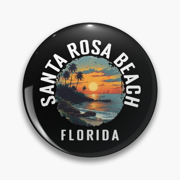 Item preview, Santa Rosa Beach - Florida (with White Lettering) designed and sold by VelvetRoom.