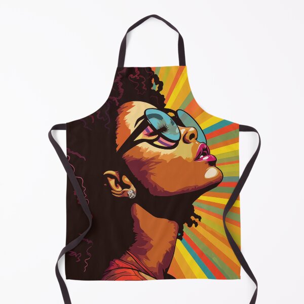 Artikelvorschau, Retro Afro Pop Art: Stylische Frau mit Afro und Brille entworfen und verkauft von NoirCultureC-2.