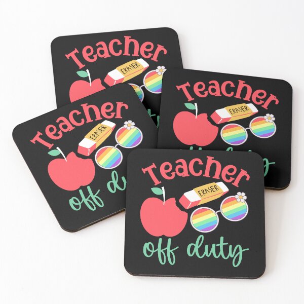 Item preview, Teacher off duty - vacation retirement designed and sold by EvergreenWhimsy.