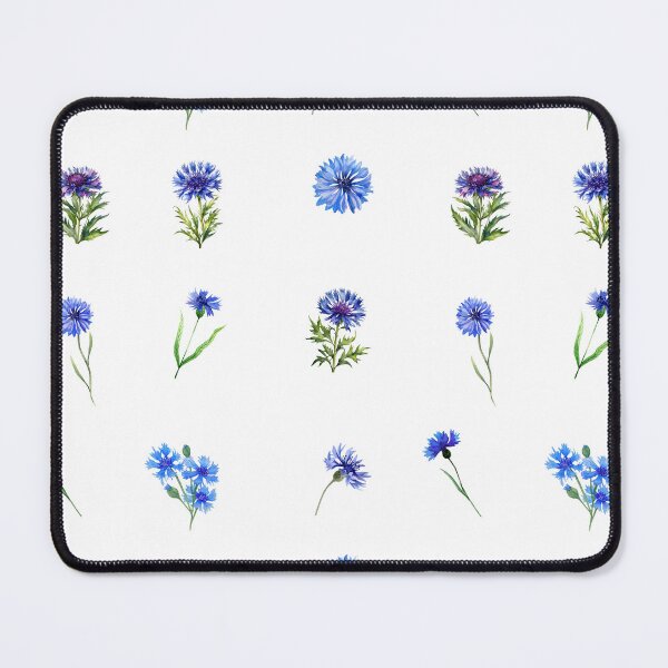 Item preview, Elegant Watercolor Blue Cornflowers designed and sold by silviaol.