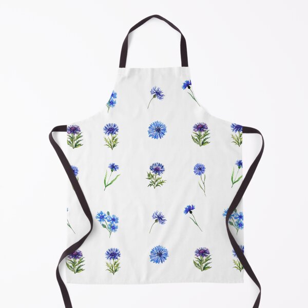 Item preview, Elegant Watercolor Blue Cornflowers designed and sold by silviaol.