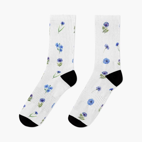 Item preview, Elegant Watercolor Blue Cornflowers designed and sold by silviaol.