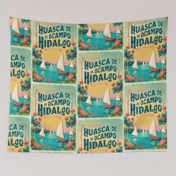 Item preview, Huasca de Ocampo Hidalgo Mexico Magic Town Postcard Vintage Travel designed and sold by TravelPostcardGems.