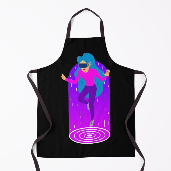 Item preview, Female Wearing Virtual Reality Tech designed and sold by ArtNoveltee.