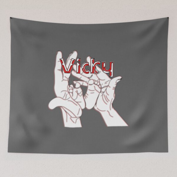 Item preview, Mother Mom holding baby feet in hands name Vicky designed and sold by 4rpixs.