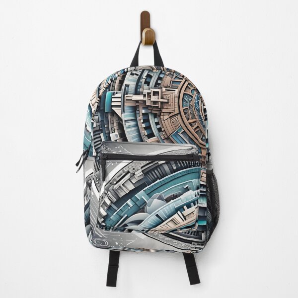 Item preview, High-Tech Mandala with Futuristic Details designed and sold by MandalasShops.