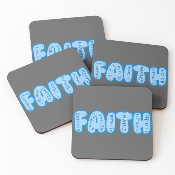 Item preview, FAITH (blue) designed and sold by Wordsofjoy&love.
