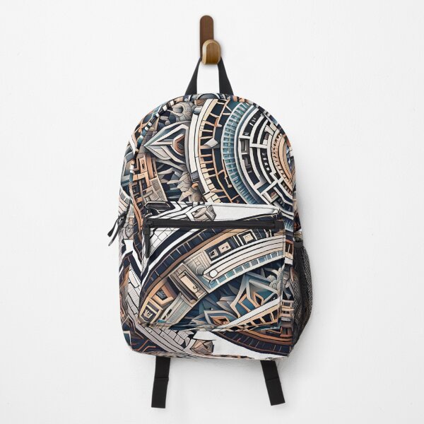 Item preview, High-Tech Mandala with Cybernetic and Futuristic Motifs designed and sold by MandalasShops.