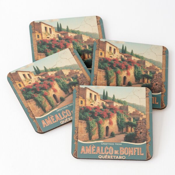 Item preview, Amealco de Bonfil Queretaro Mexico Magic Town Postcard Vintage Travel designed and sold by TravelPostcardGems.