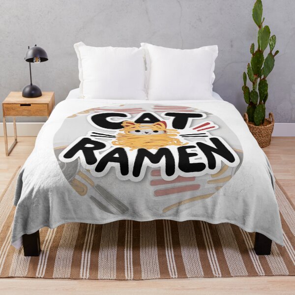 Item preview, Neko ramen cat | Cute | Funny | Kitty designed and sold by RedCircleArt.