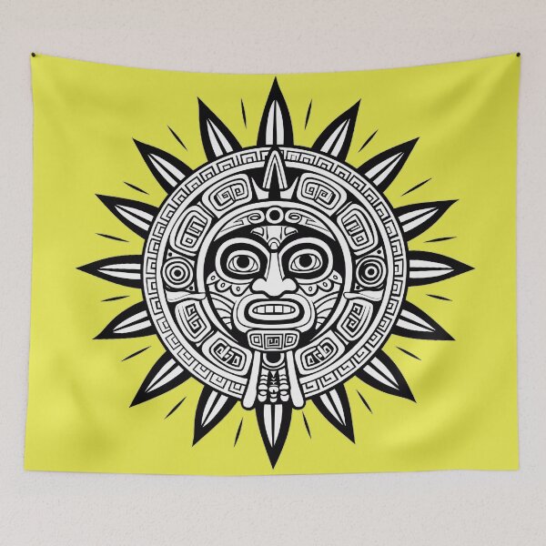 Item preview, "Sun of the Aztec Empire" designed and sold by Art-Vortex-fr.