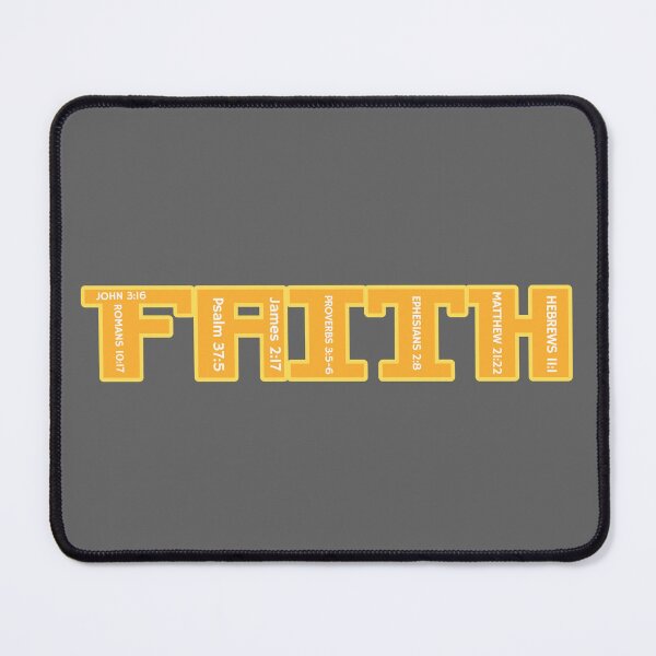 Item preview, FAITH (yellow) designed and sold by Wordsofjoy.
