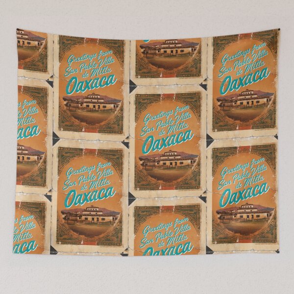Item preview, San Pablo Villa de Mitla Oaxaca Mexico Magic Town Postcard Vintage Travel designed and sold by TravelPostcardGems.