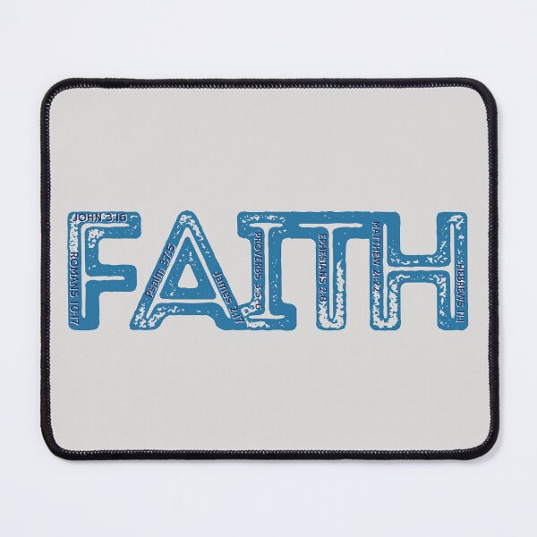 Item preview, FAITH (dark blue) designed and sold by Wordsofjoy&love.