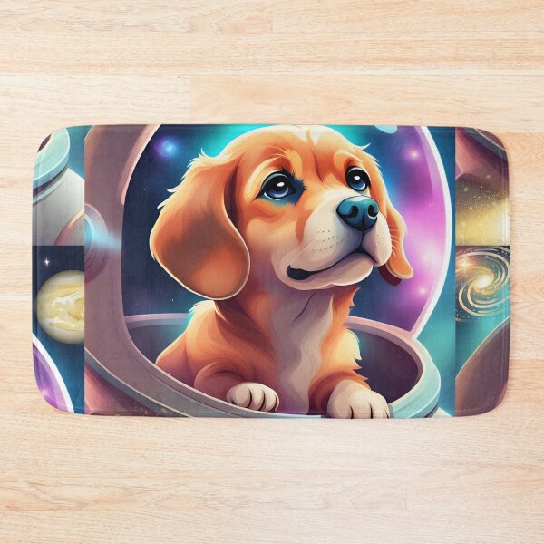 Item preview, Dog dream in the universe designed and sold by Rainbow Paws Garden.
