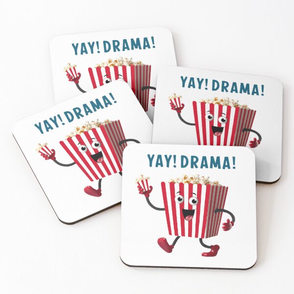 Item preview, Pop Corn loves drama! designed and sold by Haji  Kamora.