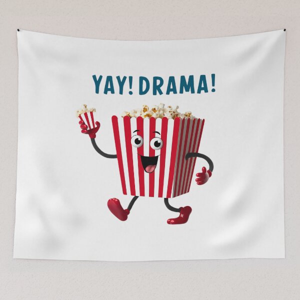 Item preview, Pop Corn loves drama! designed and sold by Haji  Kamora.