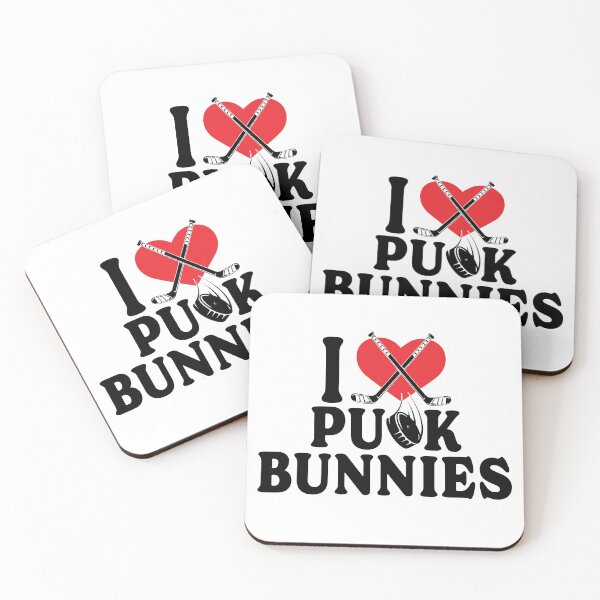 Item preview, I love Puck Bunnies, funny gift for hockey players designed and sold by TaraGbear.
