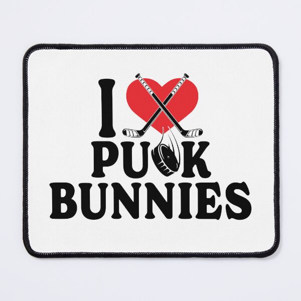 Item preview, I love Puck Bunnies, funny gift for hockey players designed and sold by TaraGbear.