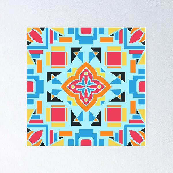 Item preview, Retro Mosaic Pattern designed and sold by Charmy Design.