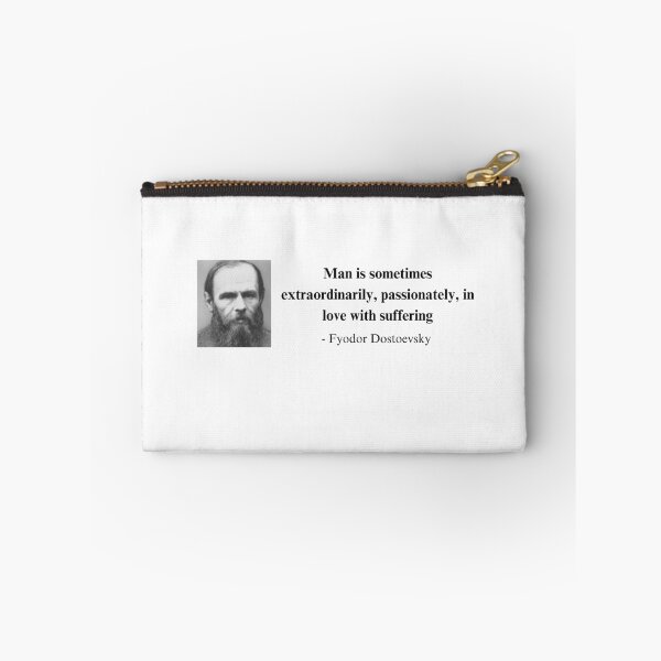 Item preview, In Love With Suffering Fyodor Dostoevsky Quote designed and sold by freestatetees.
