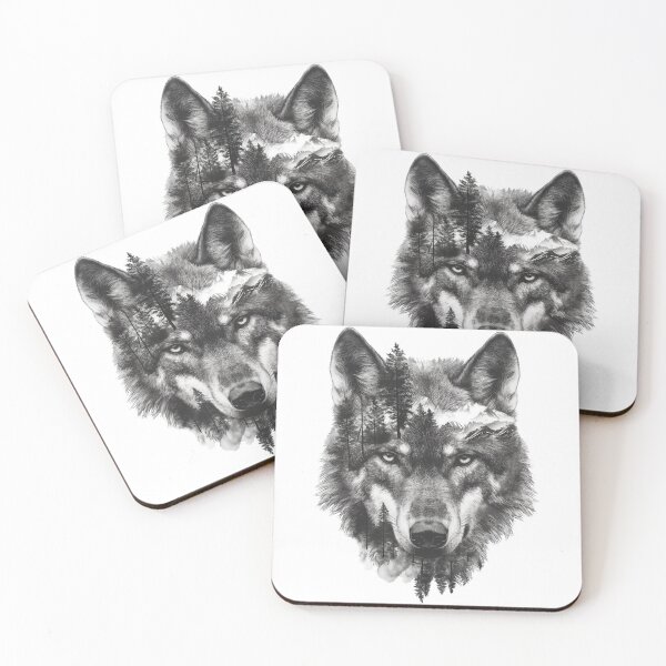 Item preview, Wolf portrait designed and sold by AIStudioProject.