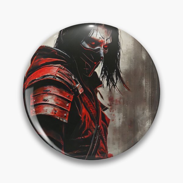 Item preview, Evil Red Samurai Warrior designed and sold by ByteyCreatives.