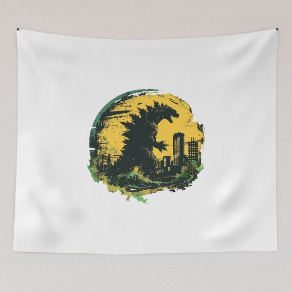 Item preview, Vintage Godzilla City Attack designed and sold by Petru&Myself.