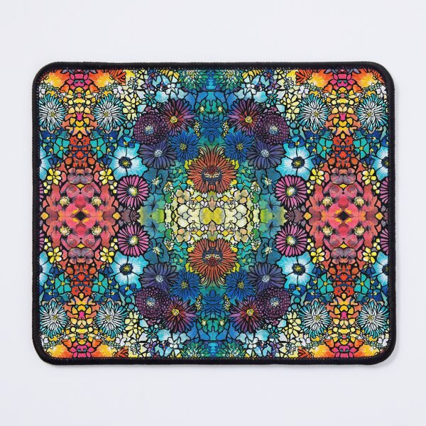 Item preview, Vibrant Floral Stained Glass designed and sold by Valerie Kelley.