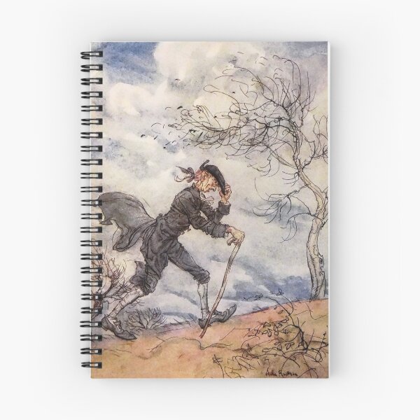 Item preview, Ichabod Crane - The Legend of Sleepy Hollow - Arthur Rackham designed and sold by forgottenbeauty.