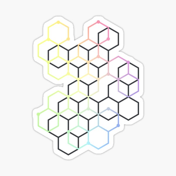 Item preview, Hexagon Pattern designed and sold by ScienceCorner.