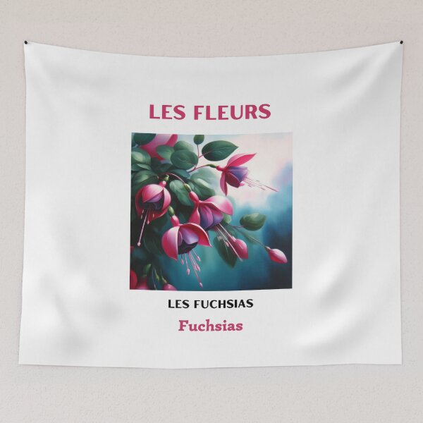 Item preview, Les Fuchsias designed and sold by HarperSkye.