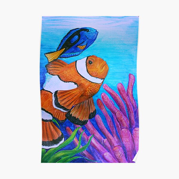 Poster Finding Nemo Redbubble