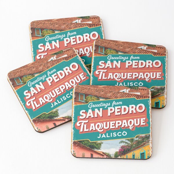 Item preview, San Pedro Tlaquepaque Jalisco Mexico Magic Town Postcard Vintage Travel designed and sold by TravelPostcardGems.