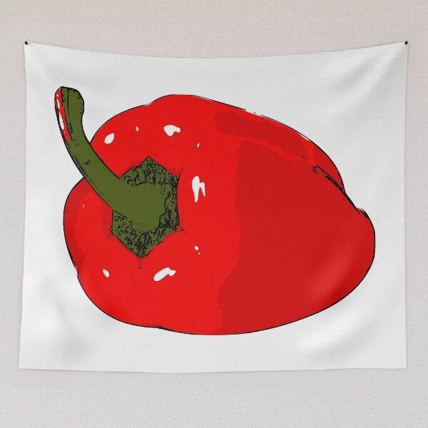 Item preview, Red bell pepper designed and sold by fourretout.