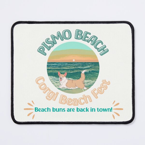 Item preview, Pismo Beach. Corgi Beach Fest. designed and sold by AnnDart.