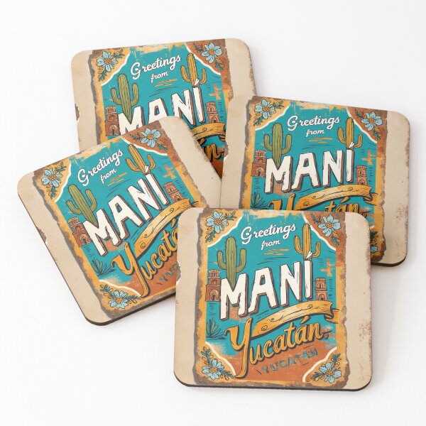 Item preview, Mani Yucatan Mexico Magic Town Postcard Vintage Travel designed and sold by TravelPostcardGems.