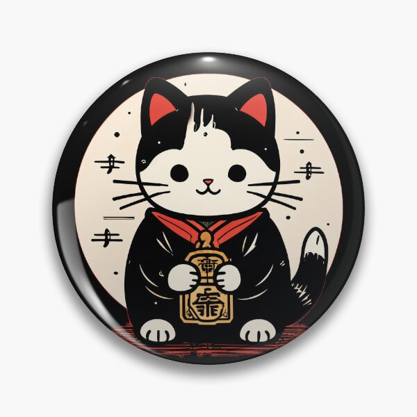 Item preview, kawaii maneki neko designed and sold by Catophile.