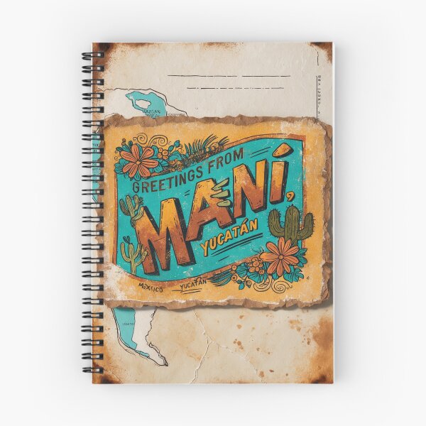 Item preview, Mani Yucatan Mexico Magic Town Postcard Vintage Travel designed and sold by TravelPostcardGems.