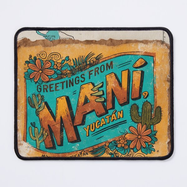 Item preview, Mani Yucatan Mexico Magic Town Postcard Vintage Travel designed and sold by TravelPostcardGems.