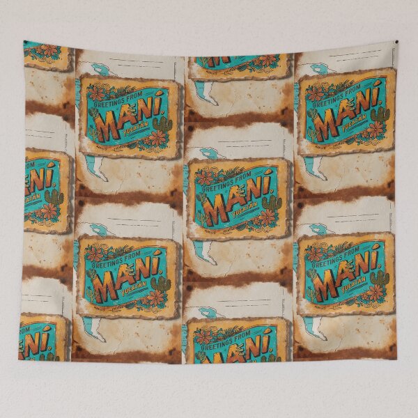 Item preview, Mani Yucatan Mexico Magic Town Postcard Vintage Travel designed and sold by TravelPostcardGems.
