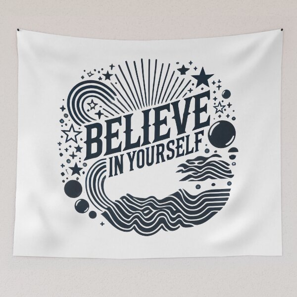 Item preview, Believe in Yourself Inspirational Design designed and sold by Abdulra7man369.