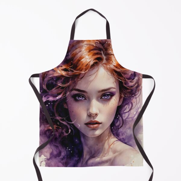 Item preview, Red-Haired Beauty with Natural Charm designed and sold by ByteyCreatives.