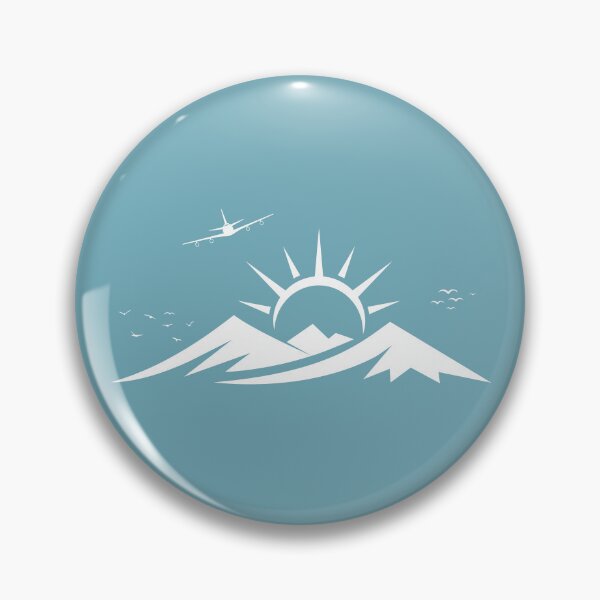 Item preview, Airplane Over Mountains, funny cool aviator designed and sold by artprintschabab.