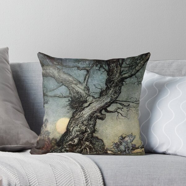 Item preview, Fairy Folk Tree - Imagina - Arthur Rackham designed and sold by forgottenbeauty.