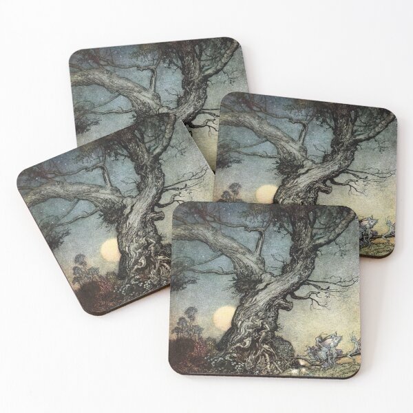 Item preview, Fairy Folk Tree - Imagina - Arthur Rackham designed and sold by forgottenbeauty.