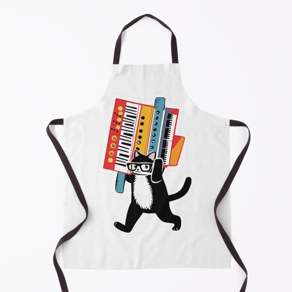 Item preview, synthesizer cat meow | VINTAGE ANALOG | designed and sold by RedCircleArt.